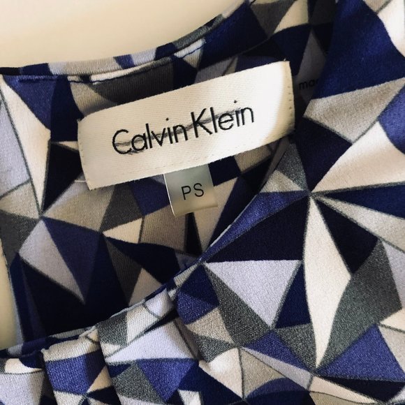 Calvin Klein Multi Color Sleeveless Top Petite S New - Picture 9 of 11